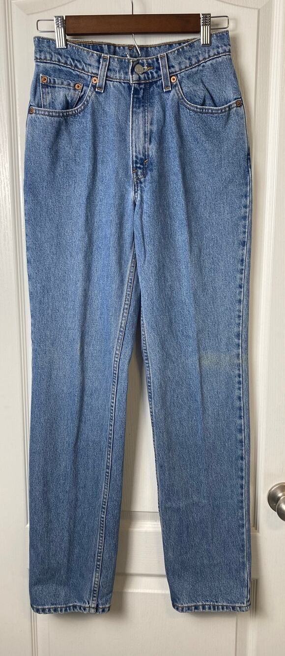 Vintage Juniors Levi's 512 Slim Straight Mom Jeans Size 7